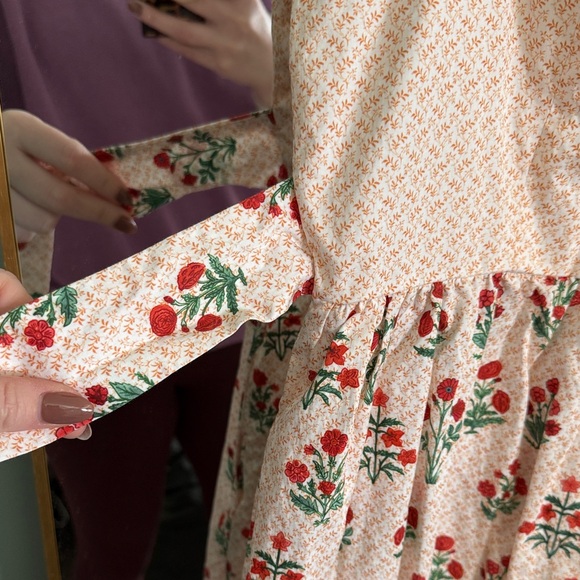 Hill House Pippa Dress in Poppy Block Print - Picture 6 of 9